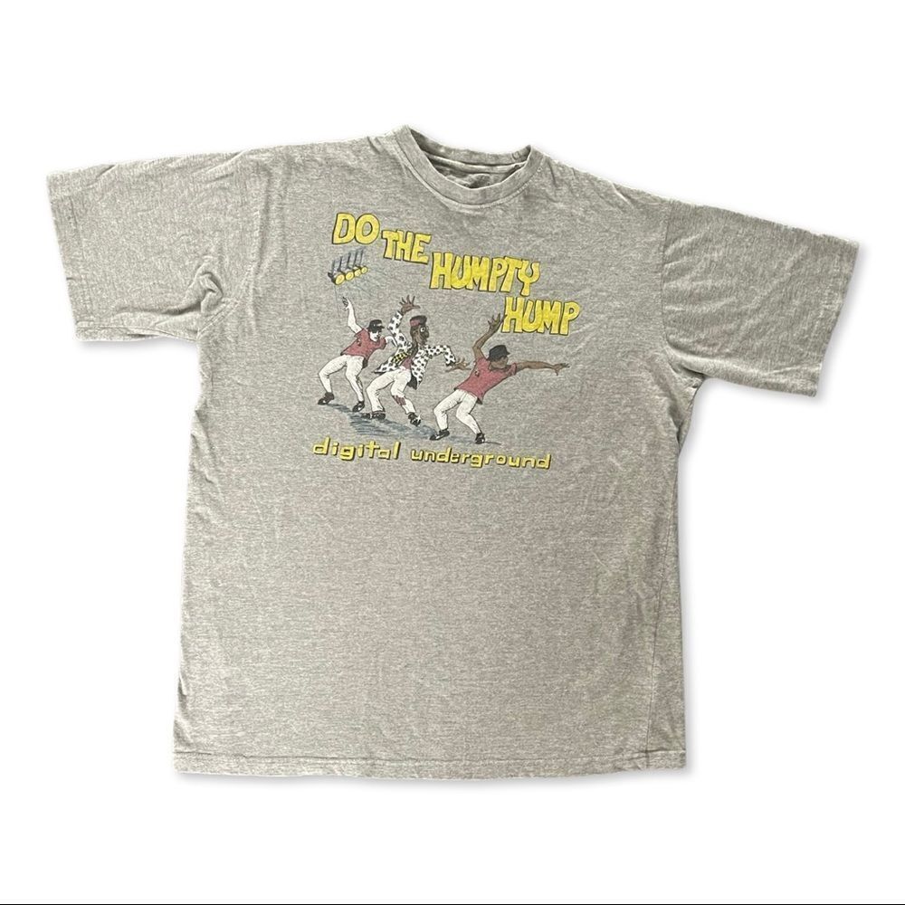 Digital Underground Shock G Do The Humpty Hump Hip-Hop Graphic T-Shirt Gray XL